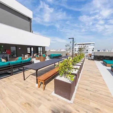 Condominio No Itaim, Lindo Rooftop Com Vista Para O Ibira!! Sao Paulo Exterior photo