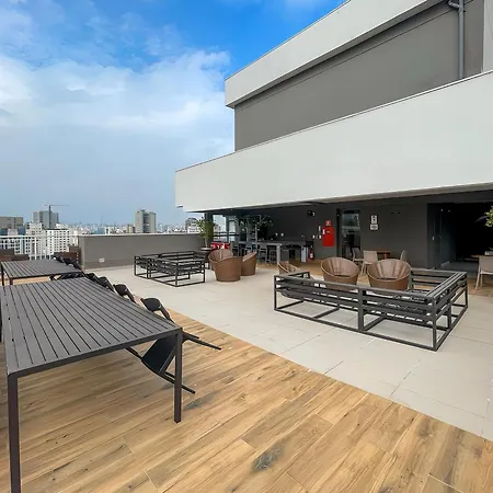 Condominio No Itaim, Lindo Rooftop Com Vista Para O Ibira!! Sao Paulo Exterior photo